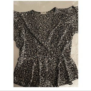 Monteau Floral Wrap Top